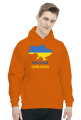 bluza unisex wolna ukraina mapa flaga