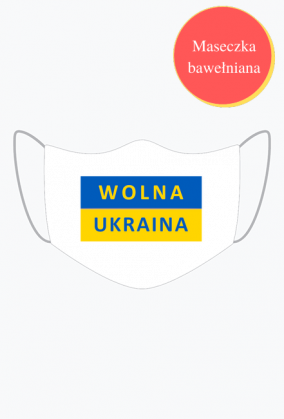 maseczka dla ukrainy wolna ukraina sojusz polska ukraina pomoc