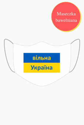 maseczka dla ukrainy wolna ukraina sojusz polska ukraina pomoc