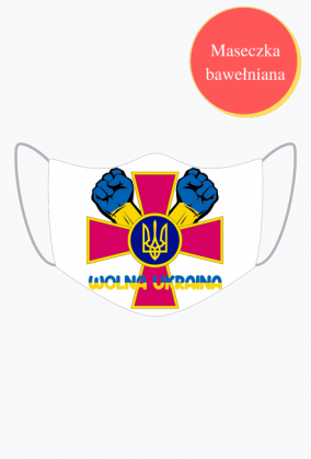 maseczka dla ukrainy wolna ukraina sojusz polska ukraina pomoc