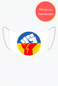 maseczka dla ukrainy wolna ukraina sojusz polska ukraina pomoc