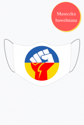 maseczka dla ukrainy wolna ukraina sojusz polska ukraina pomoc
