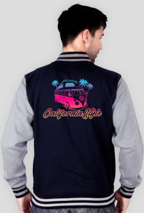 California Style - VW Bulli (bluza college)