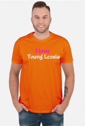 Koszulka T-shirt I love young Leosia