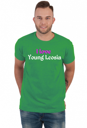 Koszulka T-shirt I love young Leosia