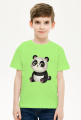 Panda siedząca - koszulka dla chłopca - śpiewanki.tv