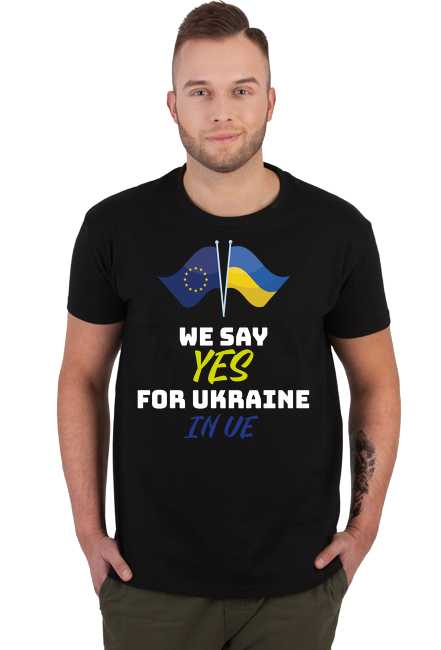 Koszulka "WE SAY YES UKRAINE"