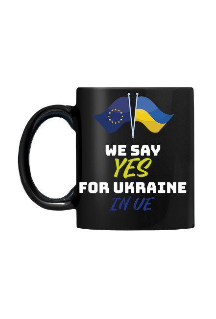 Kubek " WE SAY YES UKRAINE"