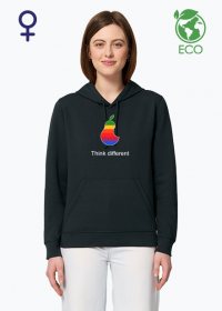 BLUZA Think different DAMSKA  APPLE BLACK