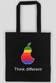 TORBA Think different  APPLE BLACK