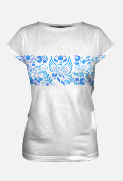 Gzhel/white blue white