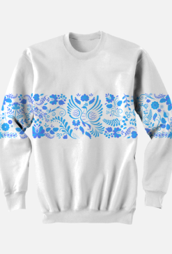 Gzhel/white blue white