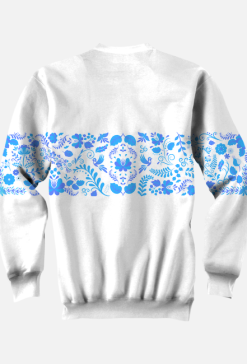 Gzhel/white blue white