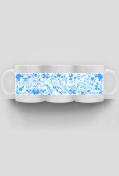 Gzhel/white blue white