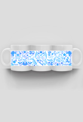 Gzhel/white blue white