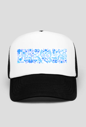 Gzhel/white blue white