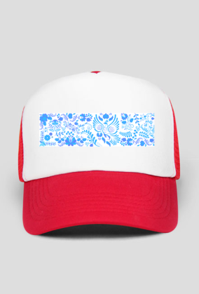 Gzhel/white blue white