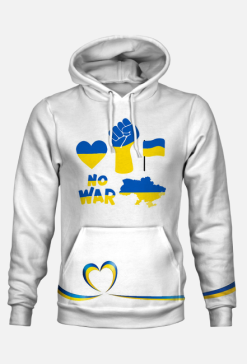 Bluza z Kapturem STOP WOJNIE NA UKRAINIE