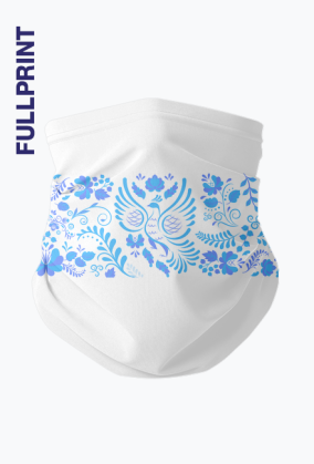 Gzhel/white blue white