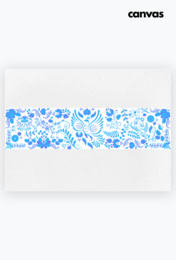 Gzhel/white blue white