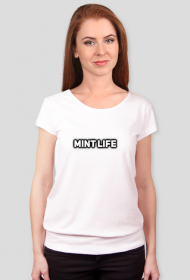 Koszulka Damska Biała "Mint Life"
