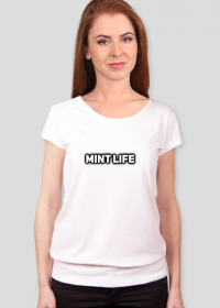 Koszulka Damska Biała "Mint Life"