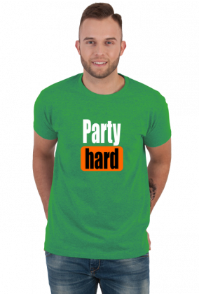 Party hard (koszulka męska) jg