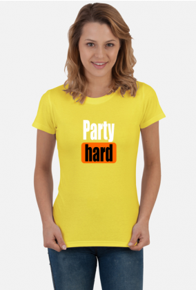 Party hard (bluzka damska) jg
