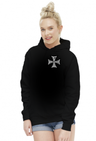 Bluza Kangurka dwustronna, czarna i biała