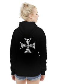 Bluza Kangurka dwustronna, czarna i biała