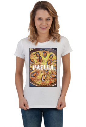 T-Shirt z nadrukiem Paella