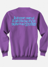 Kanye West "Los Kurczakos" Purple Crewneck