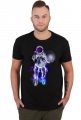 T-shirt męski z ilustracją Spacewalk autorstwa Erink