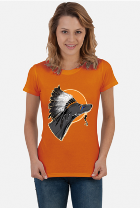 T-shirt damski z ilustracją Tribal Spirits - Chart autorstwa Erink