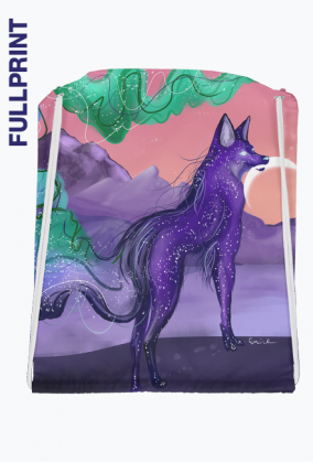 Plecak-worek Fullprint z ilustracją Manitoo - Wielki Duch autorstwa Erink