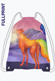 Plecak-worek Fullprint z ilustracją Manitoo - Wielki Duch autorstwa Erink