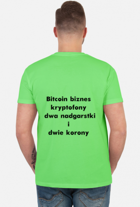 Koszulka Bitcoin biznes