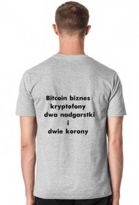 Koszulka Bitcoin biznes