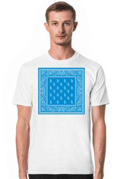 Koszulka Bandana Niebieska