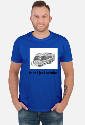 T-Shirt Sztuka Przyczepa kepingowa