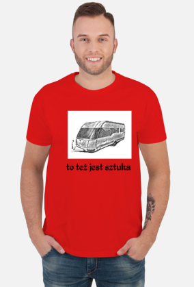 T-Shirt Sztuka Przyczepa kepingowa