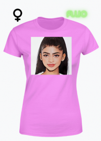 T-shirt koszulka damska fluorescencyjna Zendaya
