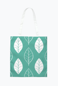 Torba "Duże liście" zielona