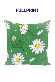 Poduszka "Rumianek" zielona