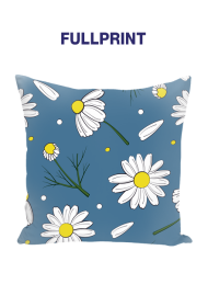 Poduszka "Rumianek" niebieska
