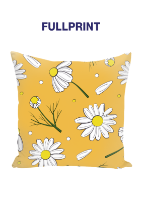 Poduszka "Rumianek" żółta