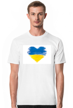 Serce z flagą Ukrainy