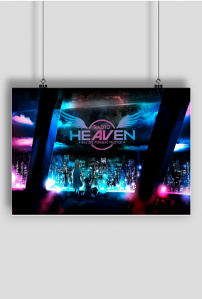 Plakat Radio Heaven A1 Poziomy