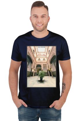 T-Shirt z nadrukiem Alcazar Sevilla