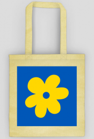 torba z żółtym retro kwiatem - Ukraina